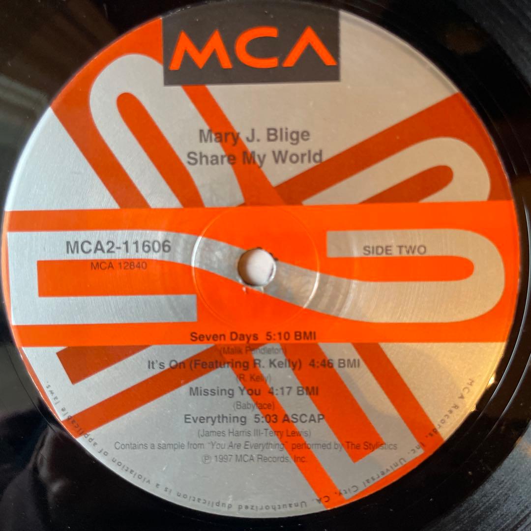 Mary J. Blige Share My World レコード R&B