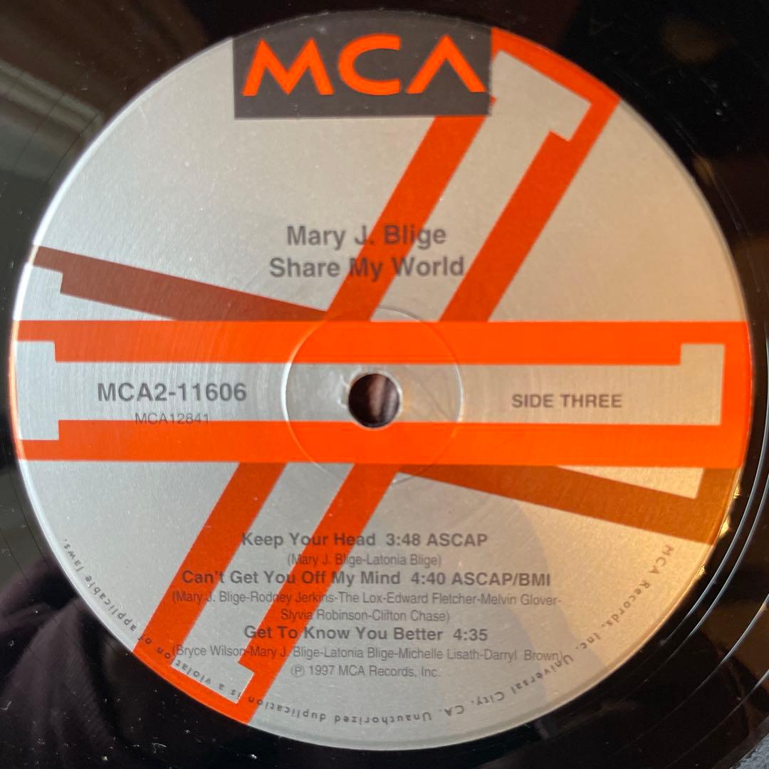 Mary J. Blige Share My World レコード R&B