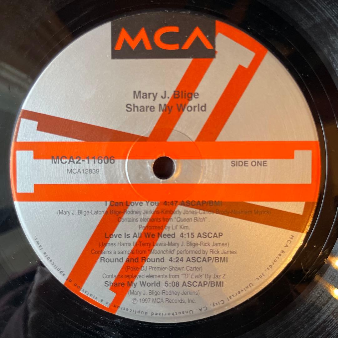 Mary J. Blige Share My World レコード R&B