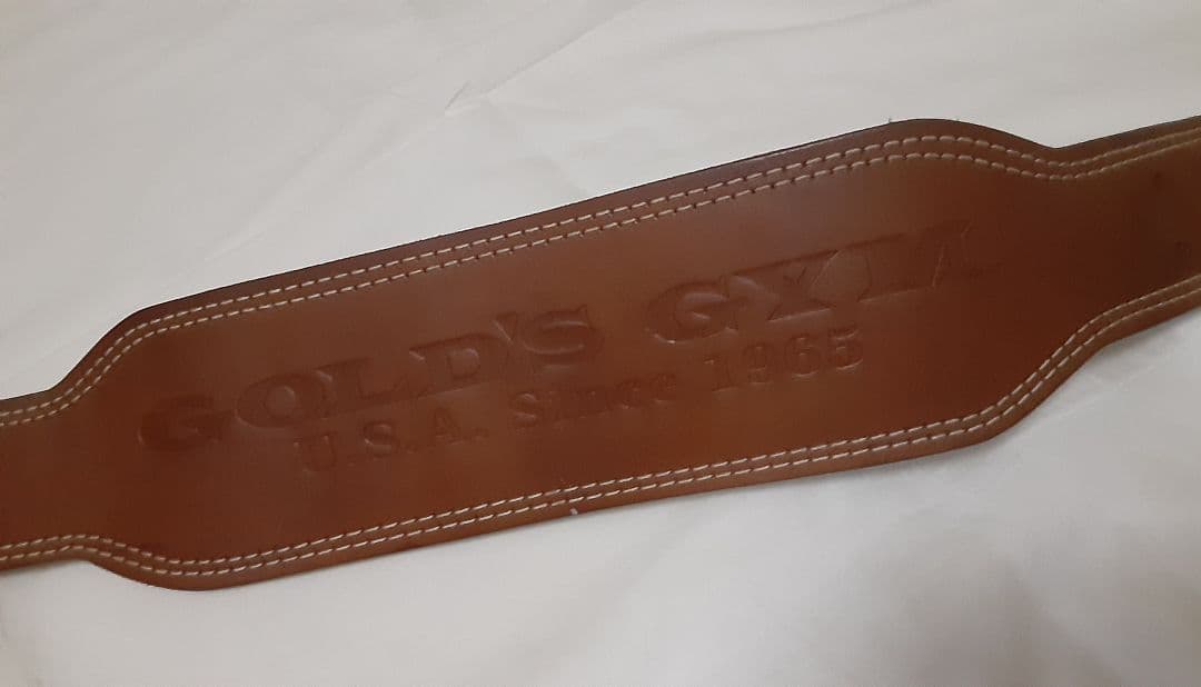 GOLD'S GYM トレーニングベルト　レザー　Sサイズ