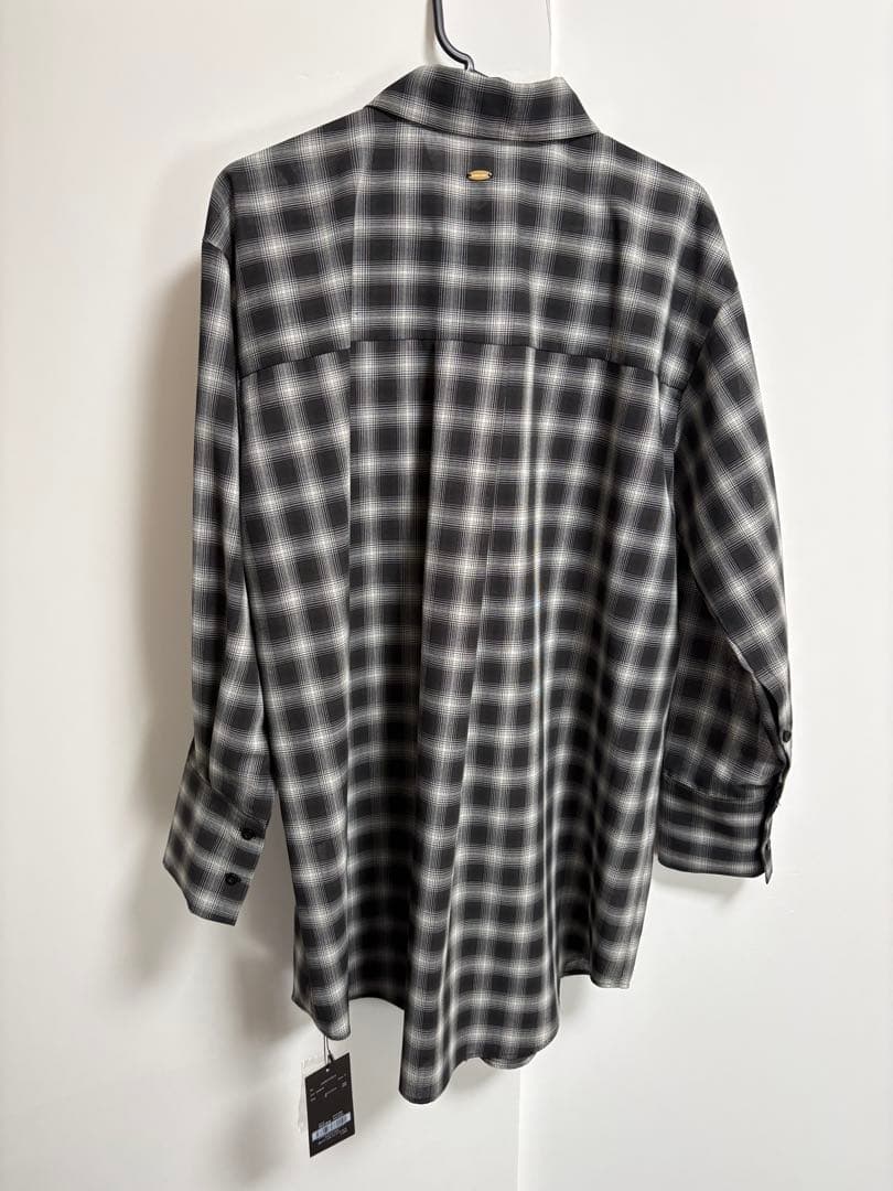 ☆タグ付新品☆ anuans マルチウェイオーバーシャツ チェック 完売品