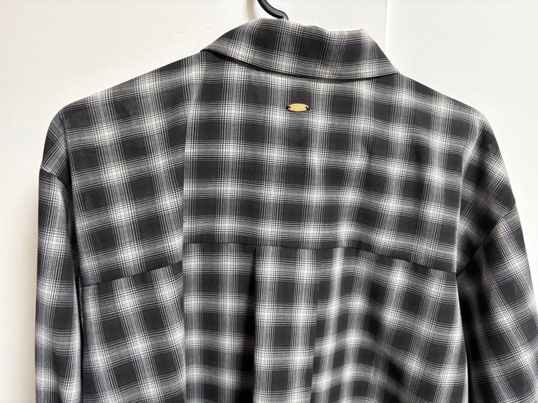 ☆タグ付新品☆ anuans マルチウェイオーバーシャツ チェック 完売品