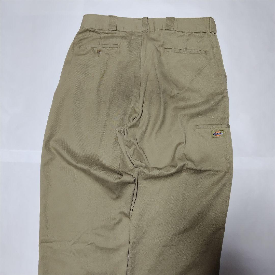 90s USA製 Dickies ダブルニー 圧着タグ 85283 バギーパンツ