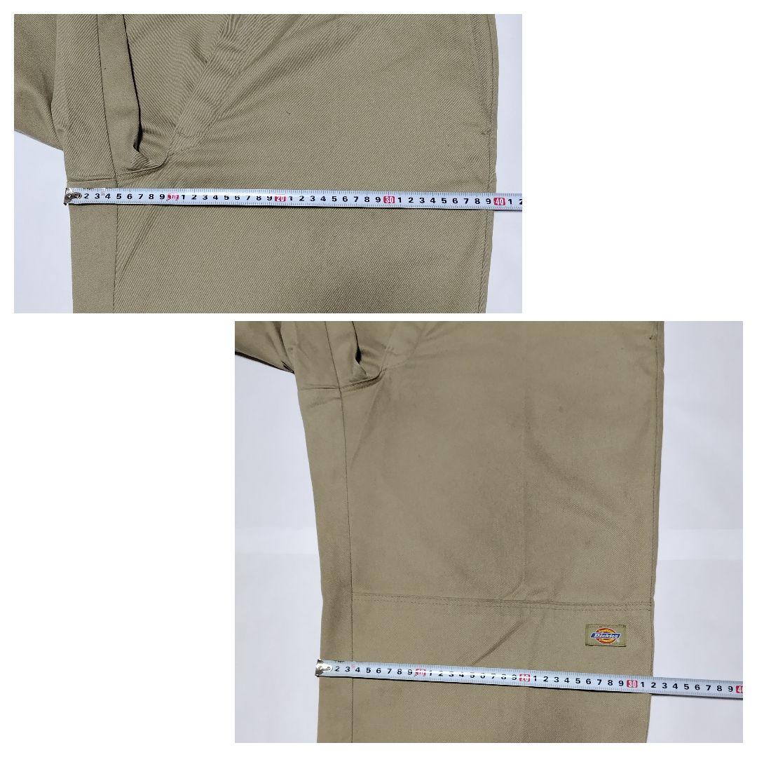 90s USA製 Dickies ダブルニー 圧着タグ 85283 バギーパンツ