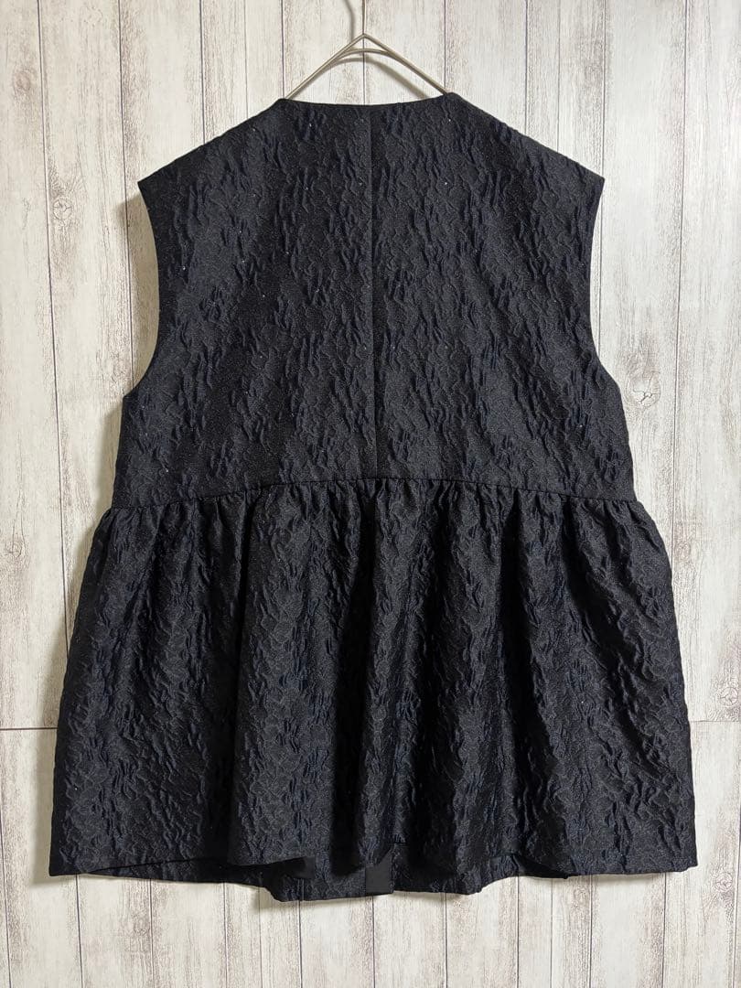 【新品】united arrows ツートーンジャガード　ベスト