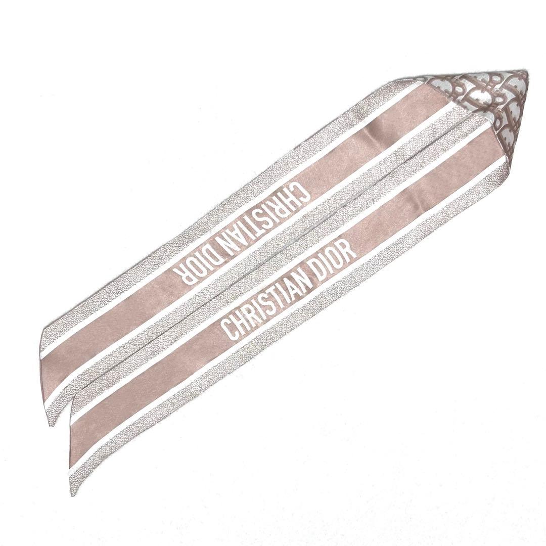 【美品／訳あり】Dior ミッツァ　オブリーク　トロッター　ピンク　ベージュ