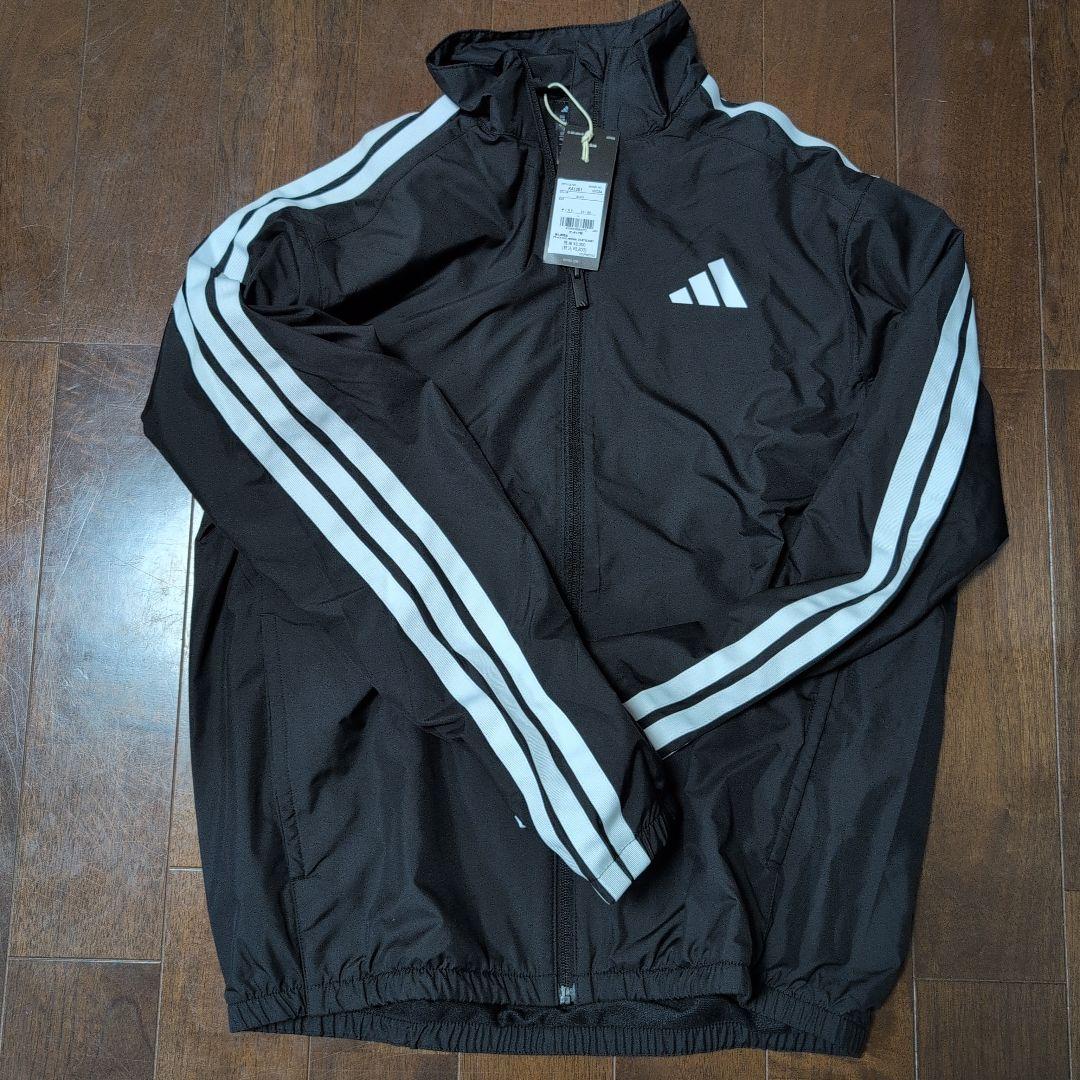 adidas ブラック ウィンドブレーカー Lサイズセットアップ