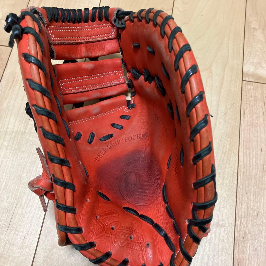 【美品・値下げ不可】久保田スラッガー JFSP ファーストミット（湯もみ型付済）