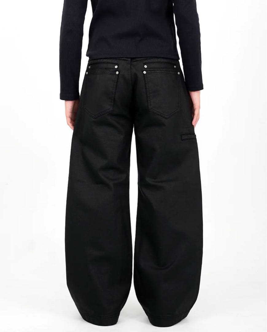 エイサップモード Stacked Oil CoatingWideLegPants