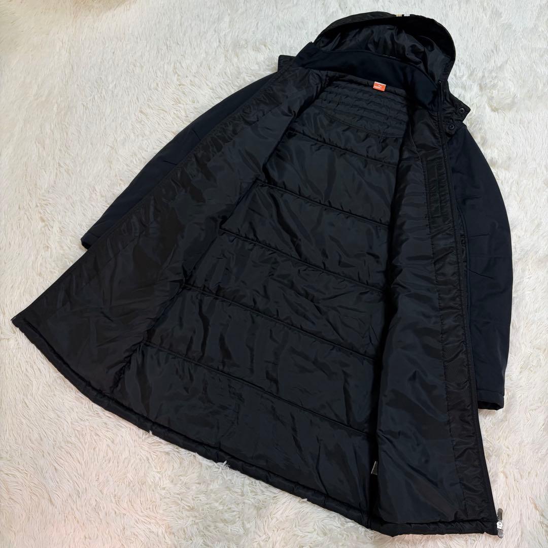 極美品 PUMA キングカズコレクション 2way 撥水 ベンチコート ブラック