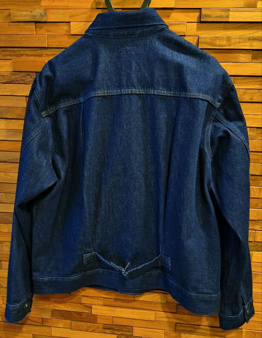 UNIQLO（ユニクロ）デニムトラッカージャケット　68ブルー Lサイズ