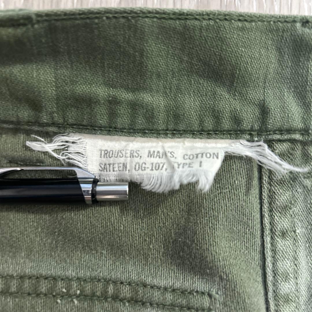 【美品】50s 60s ベイカーパンツ US ARMY　OG-107米軍実物