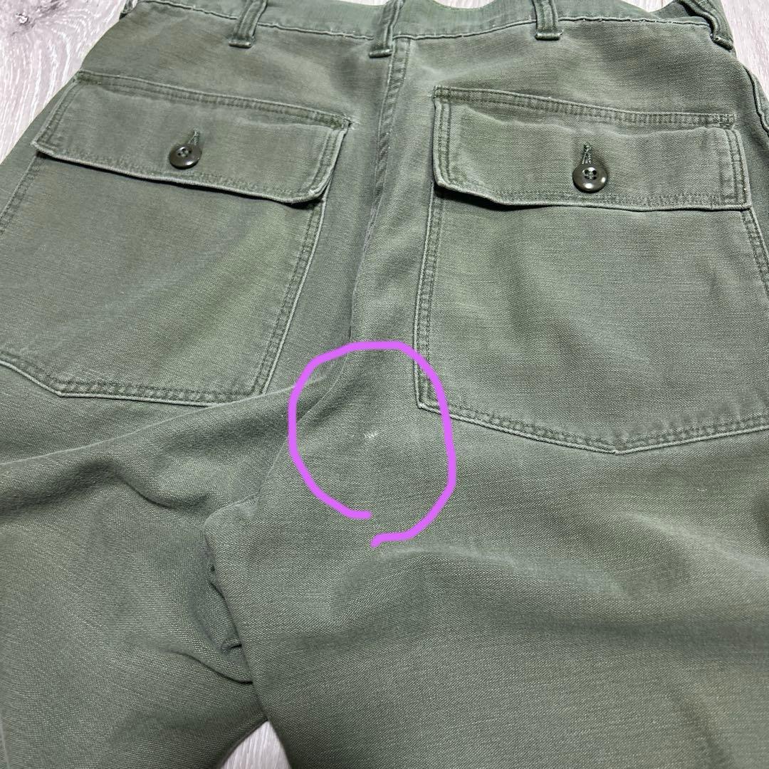 【美品】50s 60s ベイカーパンツ US ARMY　OG-107米軍実物