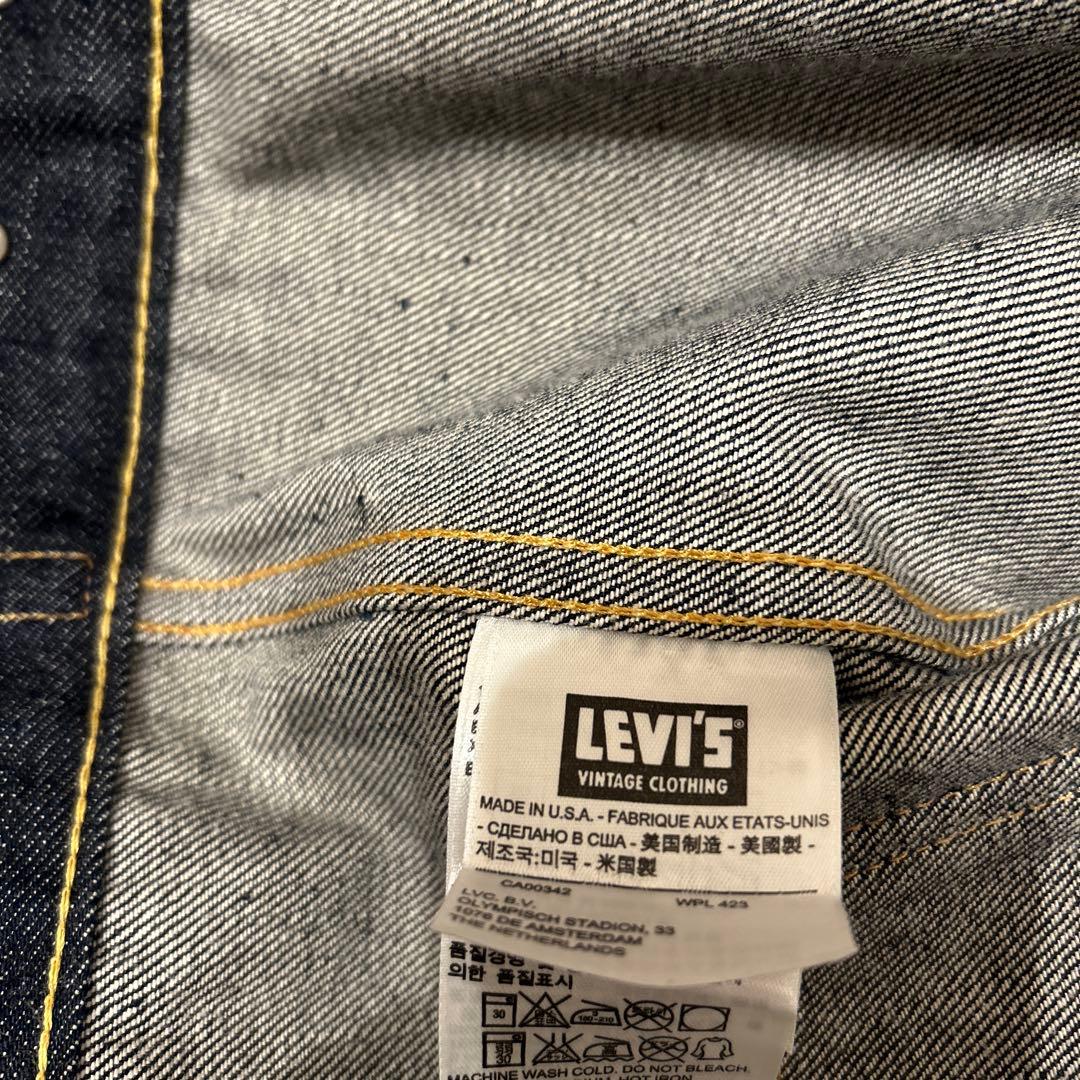 「希少USA製」LEVI'S VINTAGE CLOTHING 507XXW38