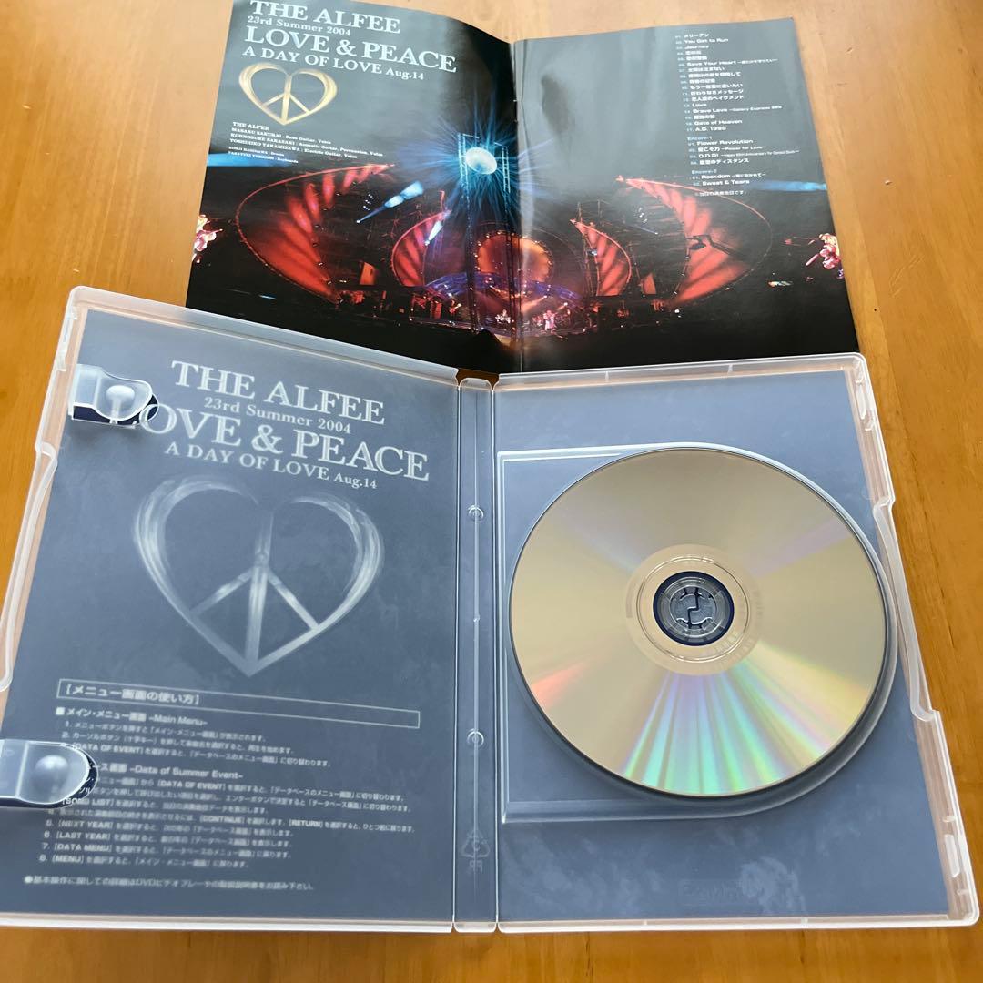 THE ALFEE 23rd Summer 2004 LOVE&PEACEセット