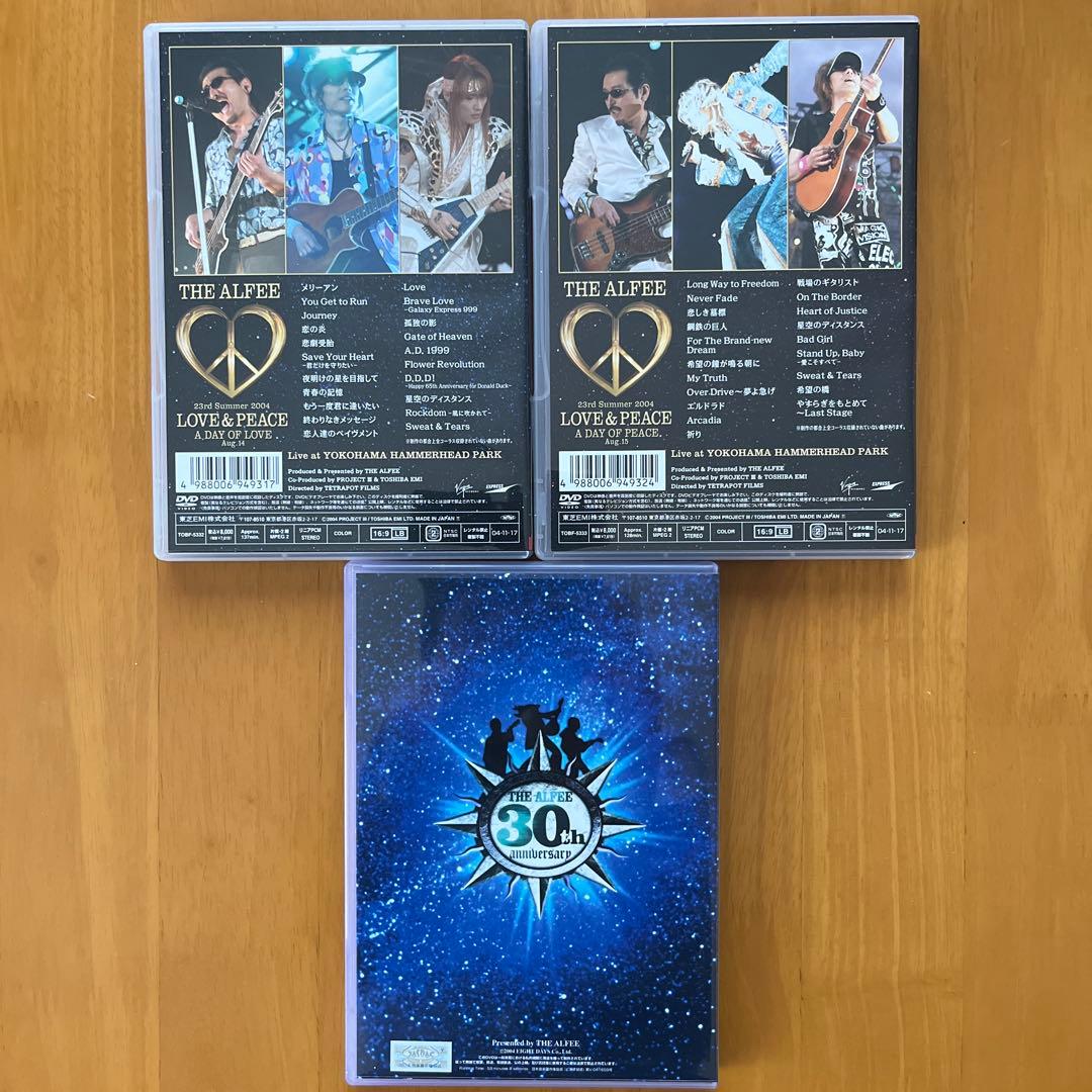 THE ALFEE 23rd Summer 2004 LOVE&PEACEセット