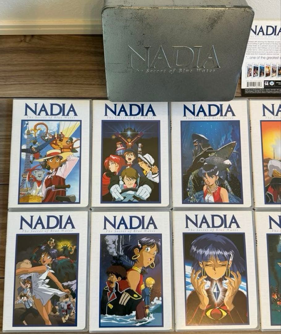 (DVD)ふしぎの海のNADIA US版DVD全巻セット 特製ケース付き