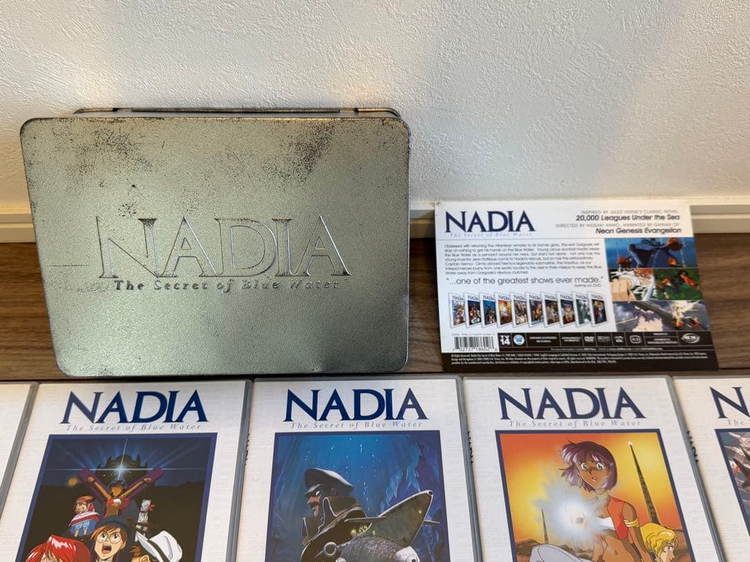 (DVD)ふしぎの海のNADIA US版DVD全巻セット 特製ケース付き
