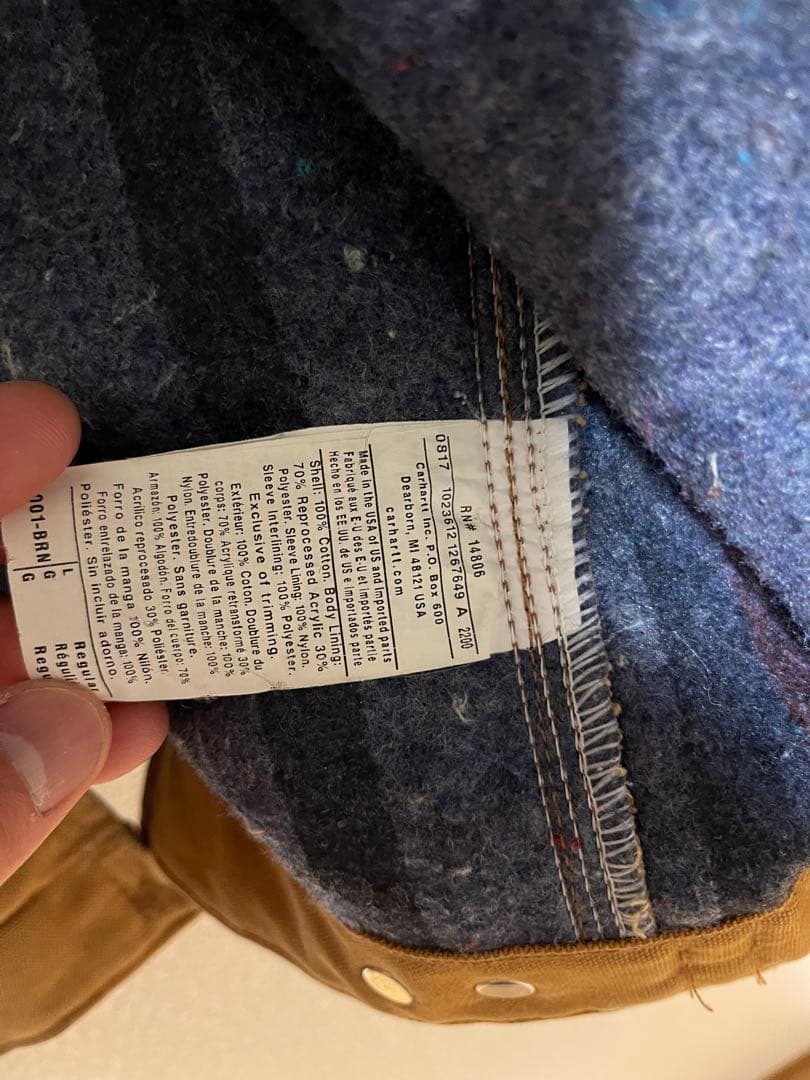 Carhartt デトロイトジャケットL 雰囲気抜群！USA