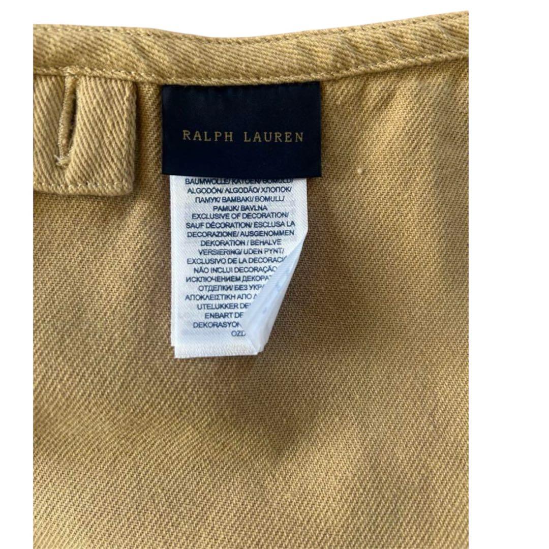 【美品】ラルフローレン ベージュ エプロン　RALPH LAUREN 