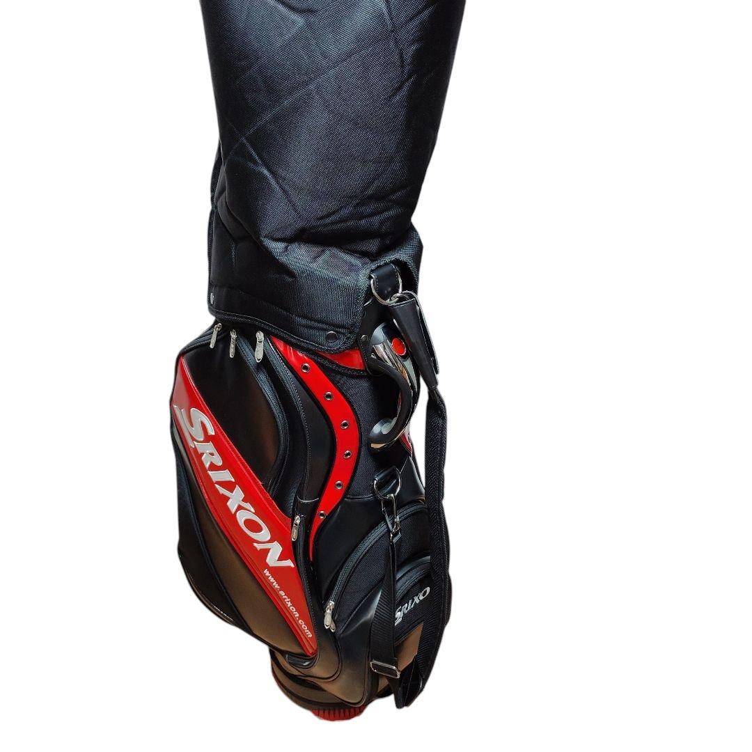 美品 Srixon キャディバッグ スリクソン ゴルフバッグ フードカバー付き