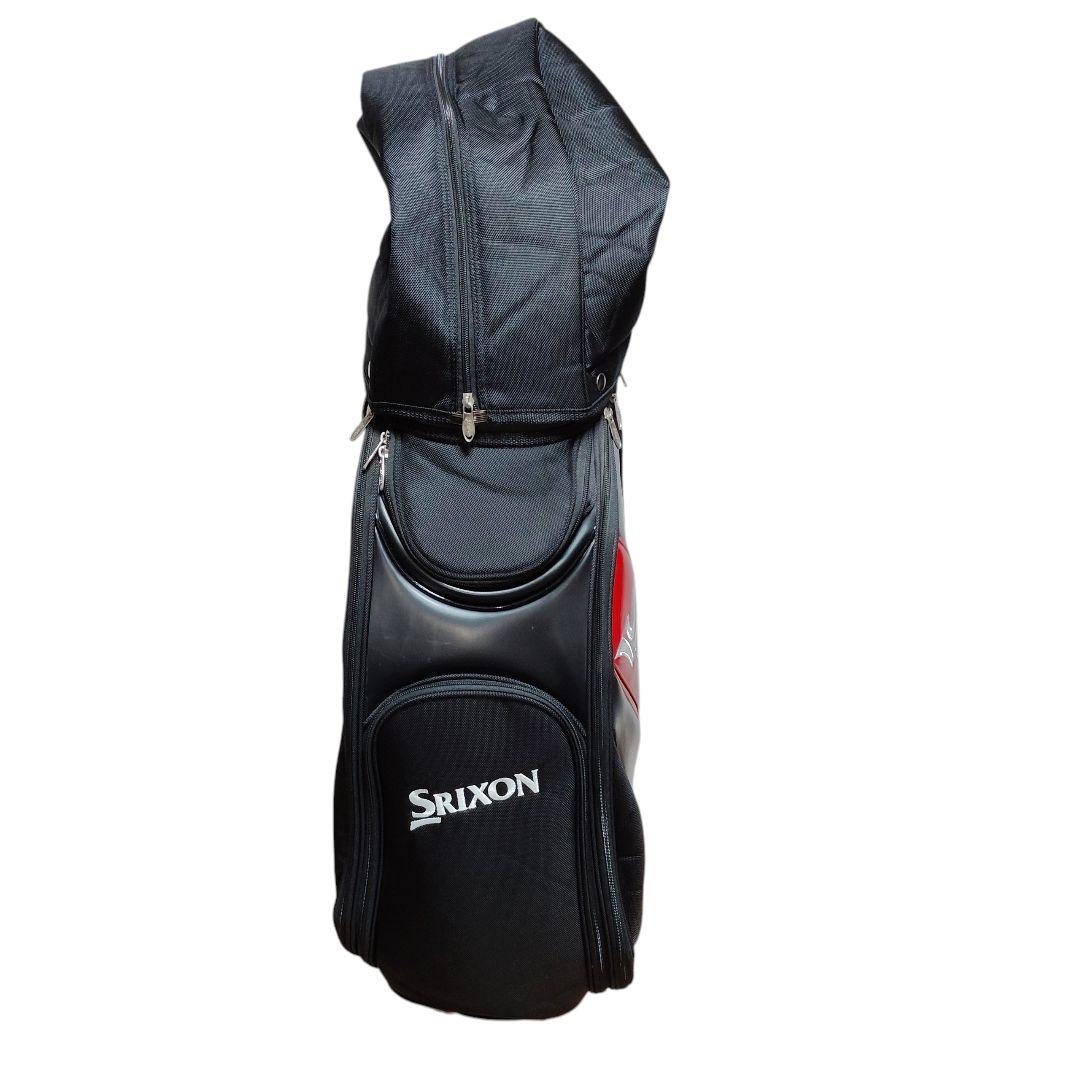 美品 Srixon キャディバッグ スリクソン ゴルフバッグ フードカバー付き