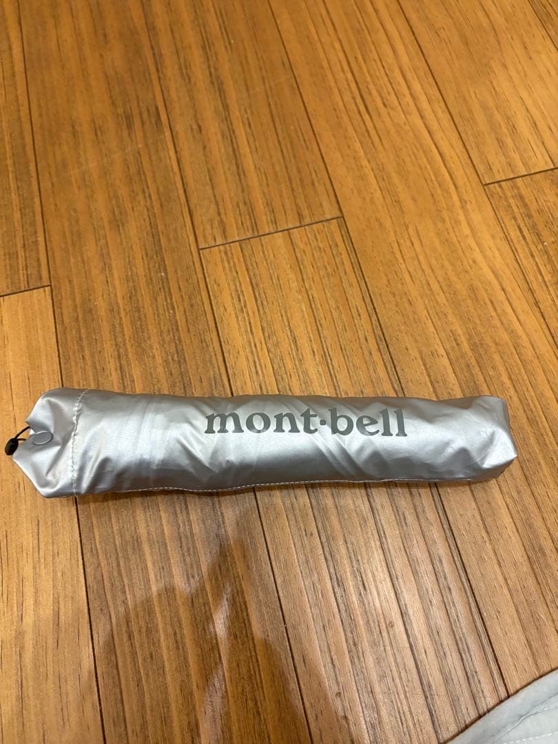 mont-bell 折りたたみ日傘 シルバー　サンブロックアンブレラ　晴雨兼用