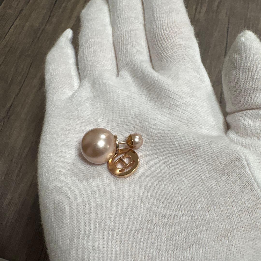Christian Dior ピアス トライバル TRIBALES レジンパール