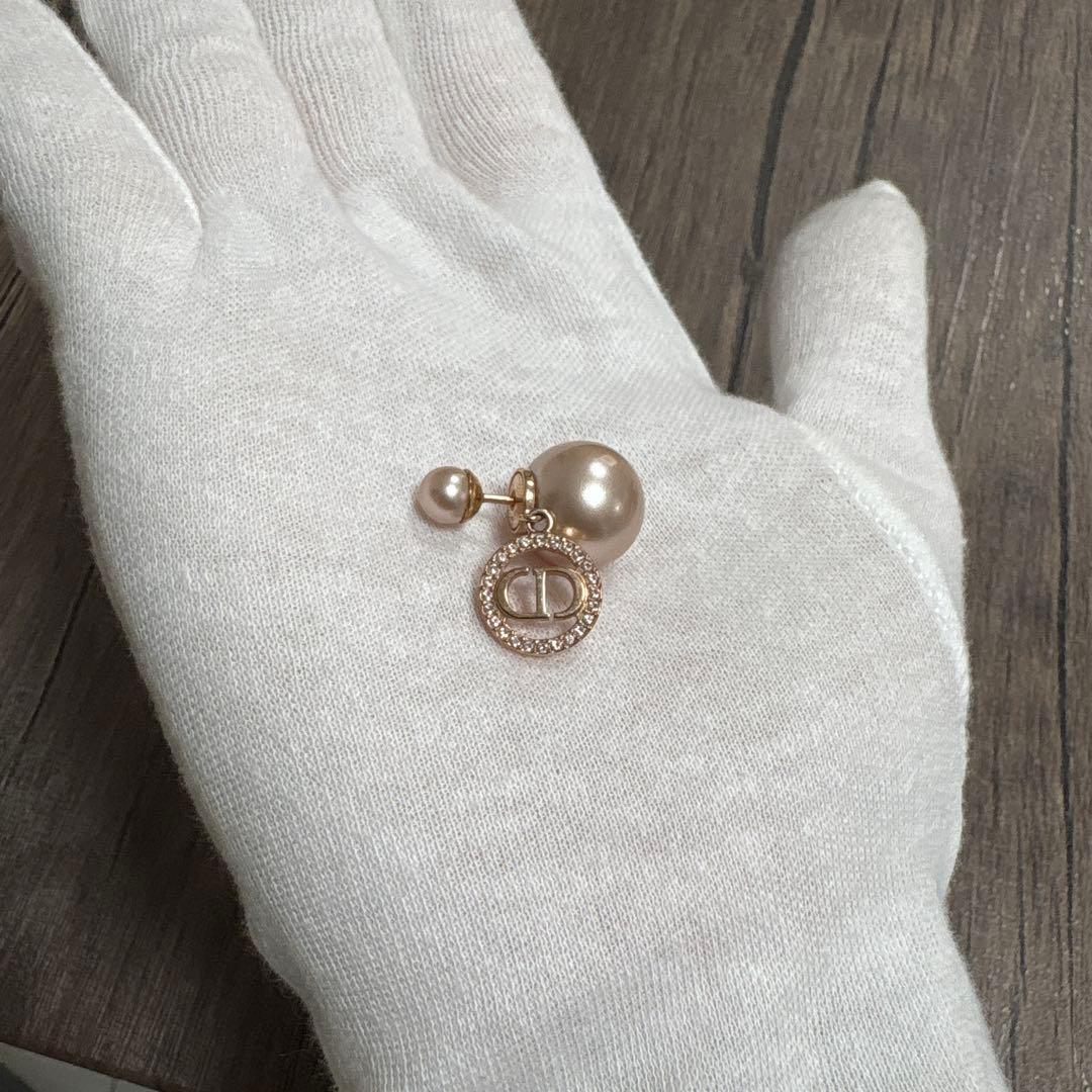 Christian Dior ピアス トライバル TRIBALES レジンパール