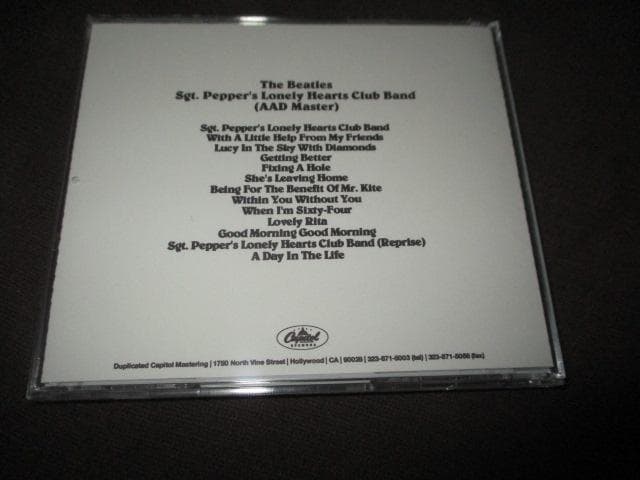 Beatles Sgt. Pepper's (RARE MASTER送料込み）