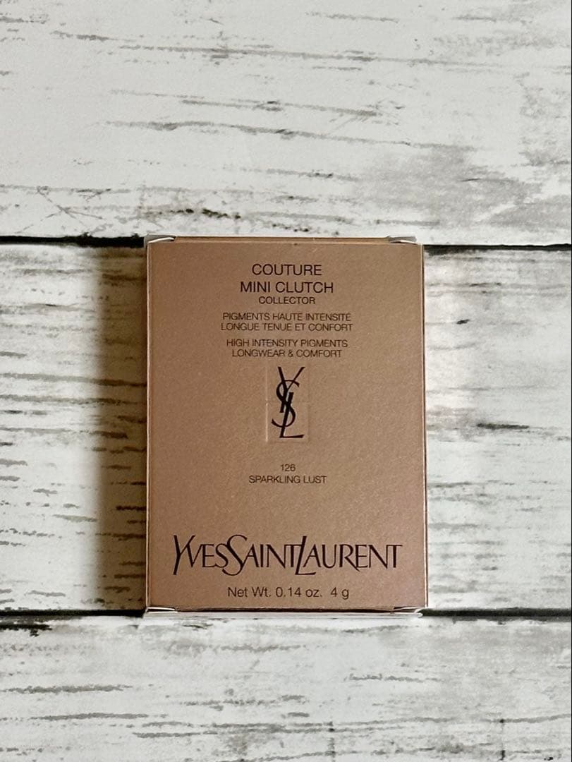 イヴサンローラン クチュールミニクラッチ 126 アイシャドウ 限定色 YSL