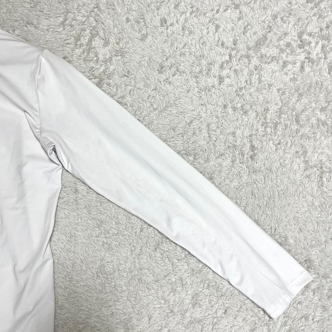 ✨美品✨サイコバニー ゴルフウェア モックネック 長袖 白 胸元ロゴ