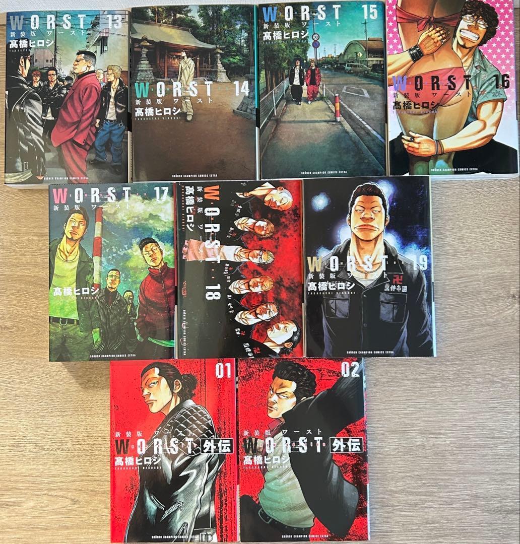 クローズ＆WORST新装版全巻＋外伝全巻＋キク新装版＋QP完全版全巻　高橋ヒロシ