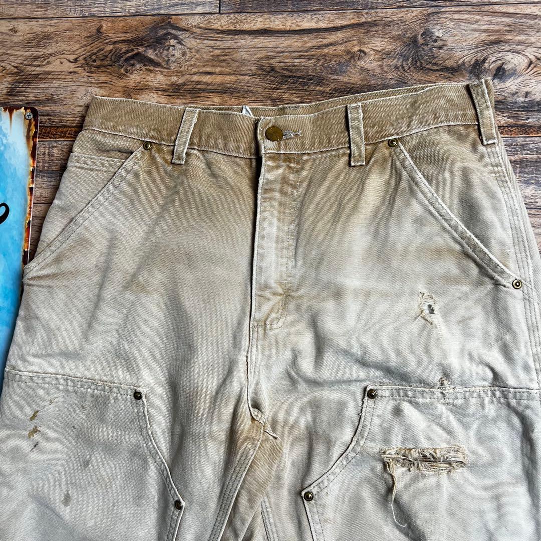 や*よ様 Carhartt USA製 ダック ペインターパンツ ワークパンツ　古