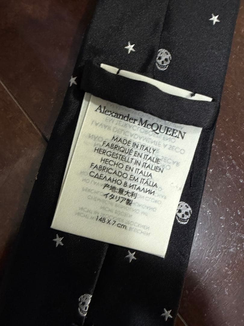 Alexander McQueen スカルドットネクタイ
