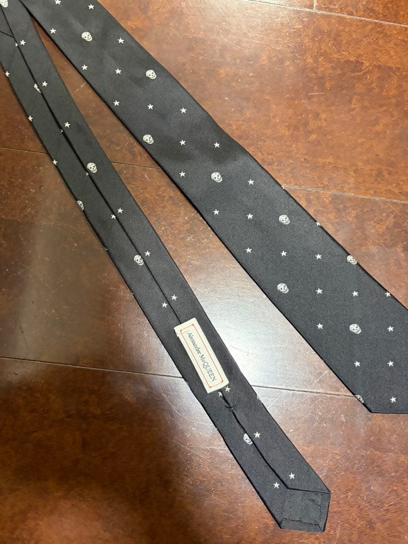 Alexander McQueen スカルドットネクタイ
