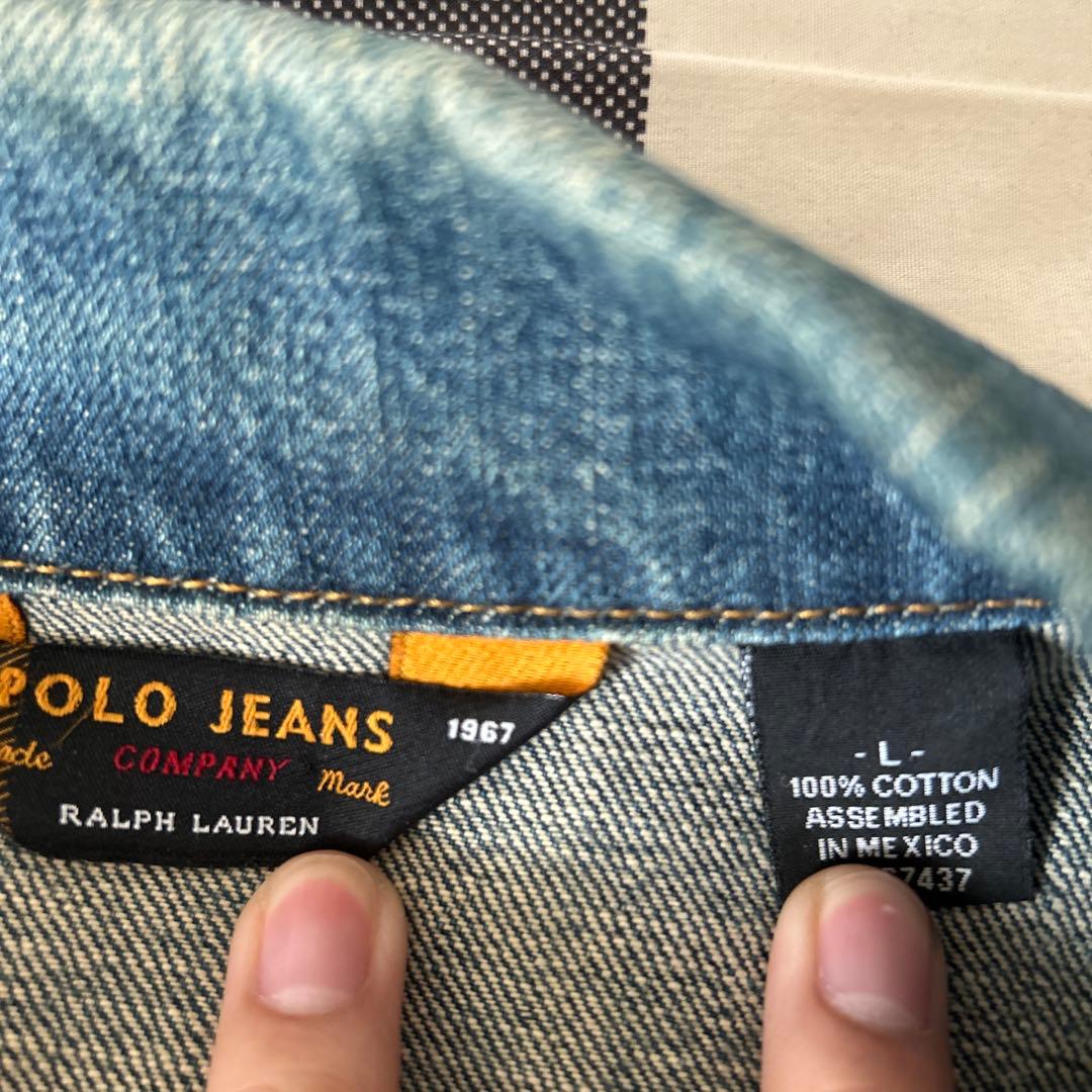 90s POLO JEANS CO. 星条旗 ラルフローレン デニムジャケット