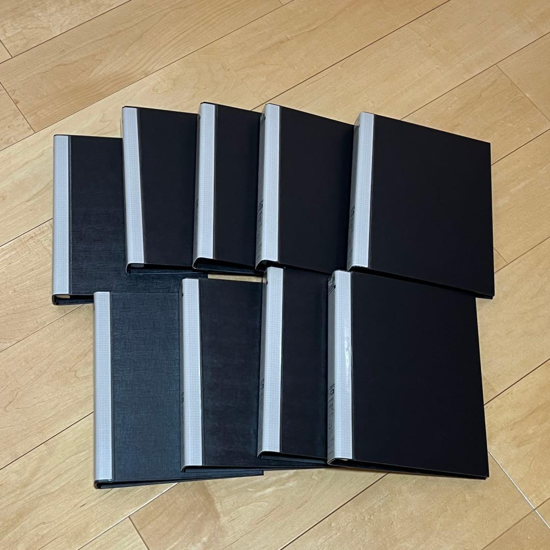 マルマン ルーズリーフバインダーB5 ダブロック 26穴 青と黒17冊セット