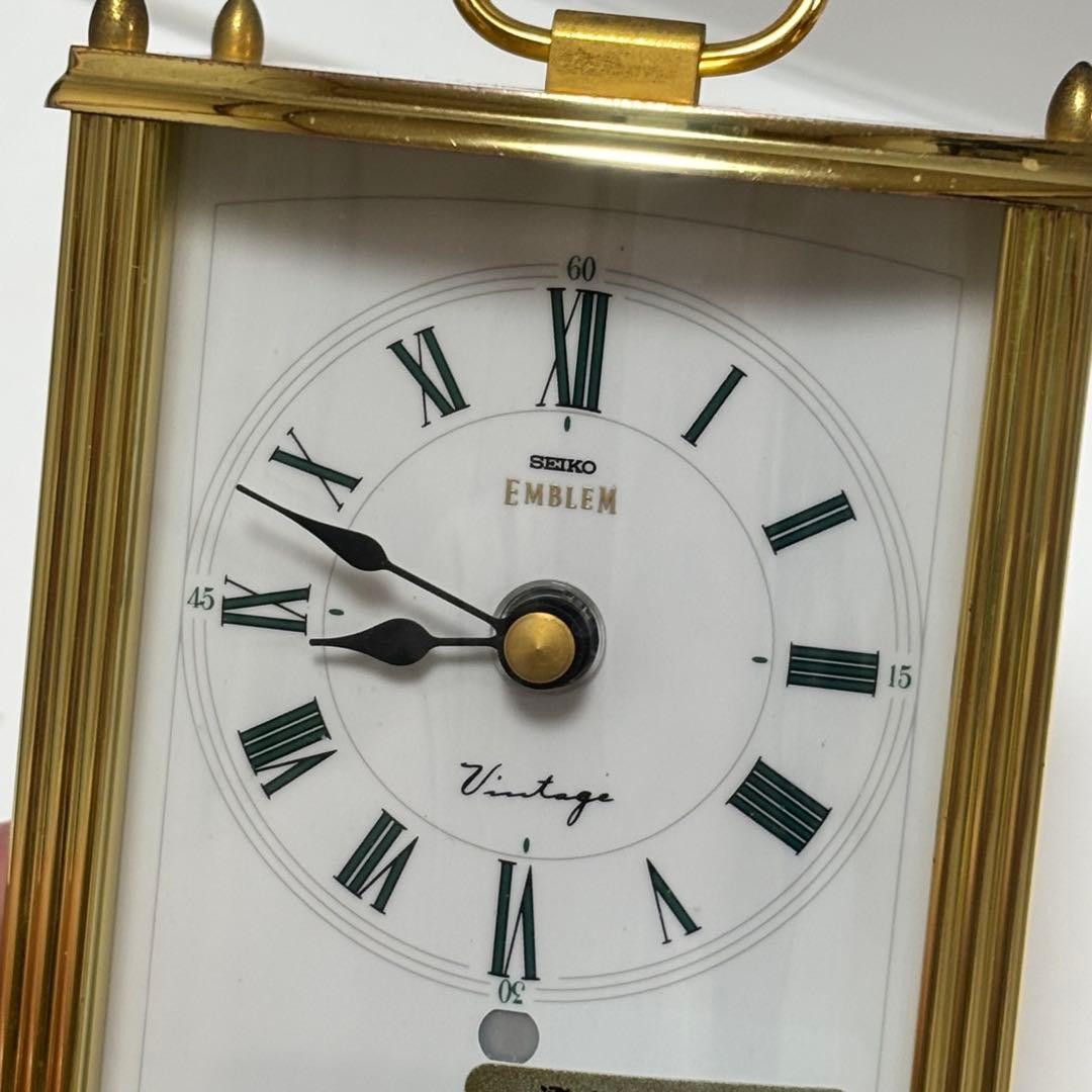 SEIKO EMBLEM HW481G メロディー 置時計 オルゴール