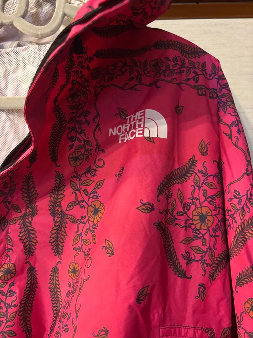 THE NORTH FACE 花柄レインコート ポンチョ　Lサイズ