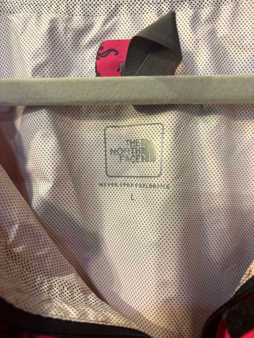 THE NORTH FACE 花柄レインコート ポンチョ　Lサイズ
