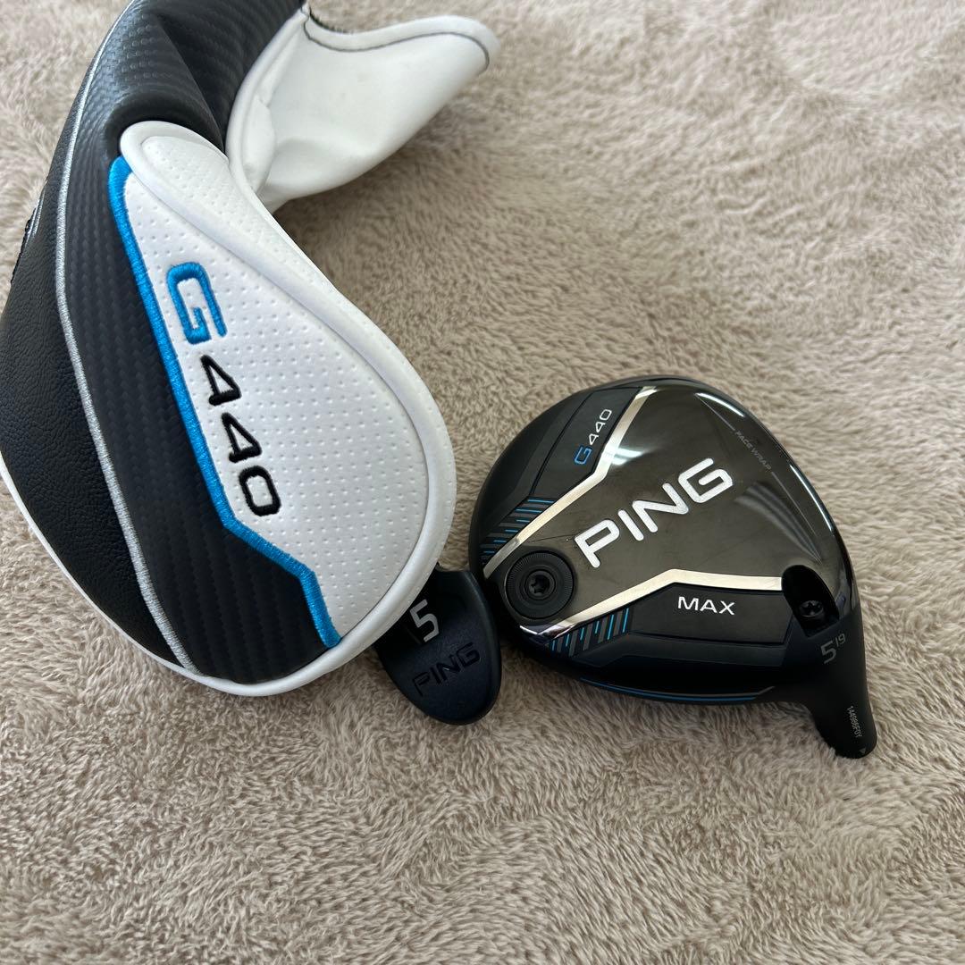 PING G440 MAXフェアウェイウッド 18度 ヘッド、ヘッドカバー