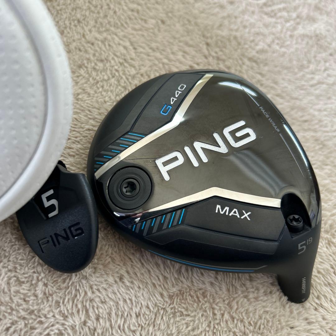PING G440 MAXフェアウェイウッド 18度 ヘッド、ヘッドカバー