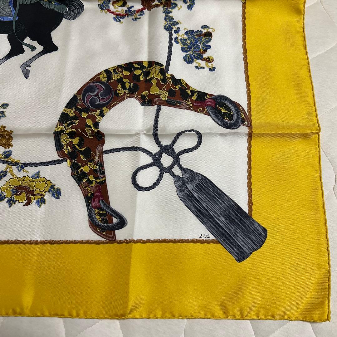 エルメス カレ90 SAMOURAÏ サムライ 希少　未使用品