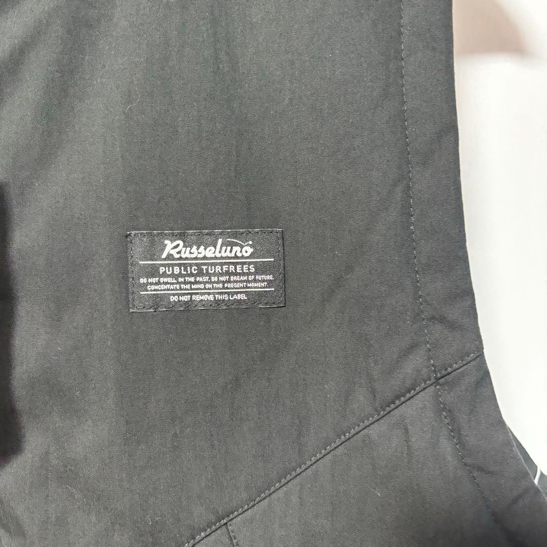 新品 ラッセルノ ゴルフ 2Way リバーシブル ベスト ブラック XL 6