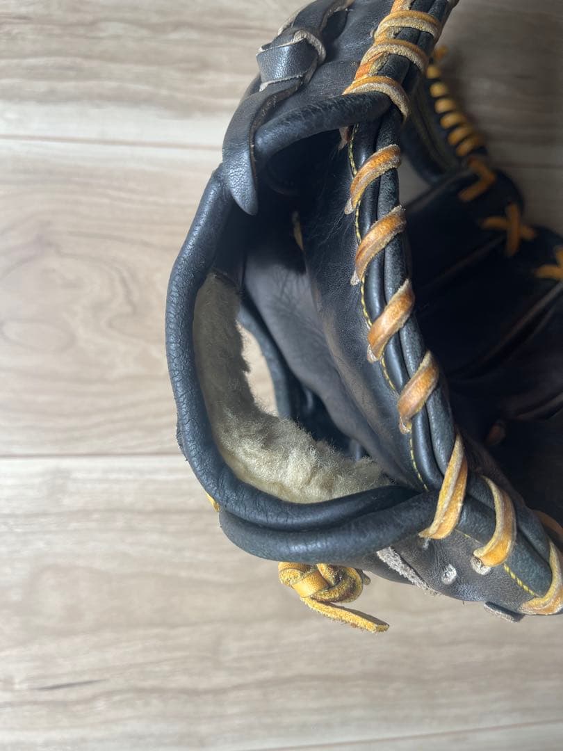 ま*ま様 久保田スラッガー　硬式野球グローブ 黒　内野用　大和モデル