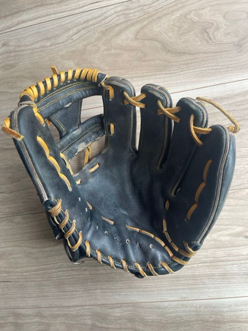 ま*ま様 久保田スラッガー　硬式野球グローブ 黒　内野用　大和モデル