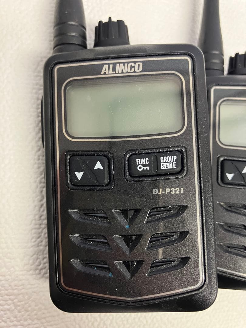 ALINCO DJ-P321 トランシーバー 2台セット　スピーカーマイク付
