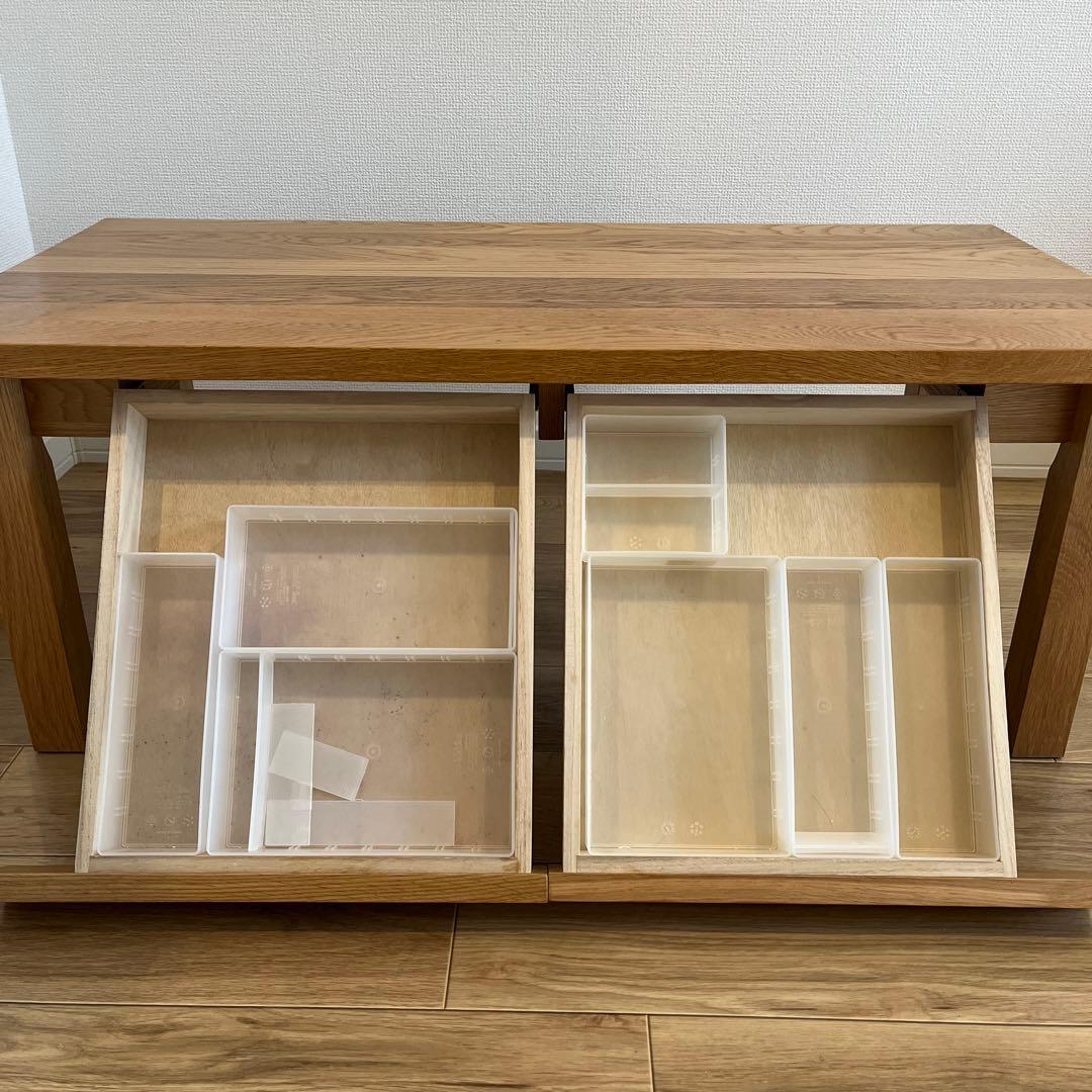 無印良品　オーク材　ローテーブル
