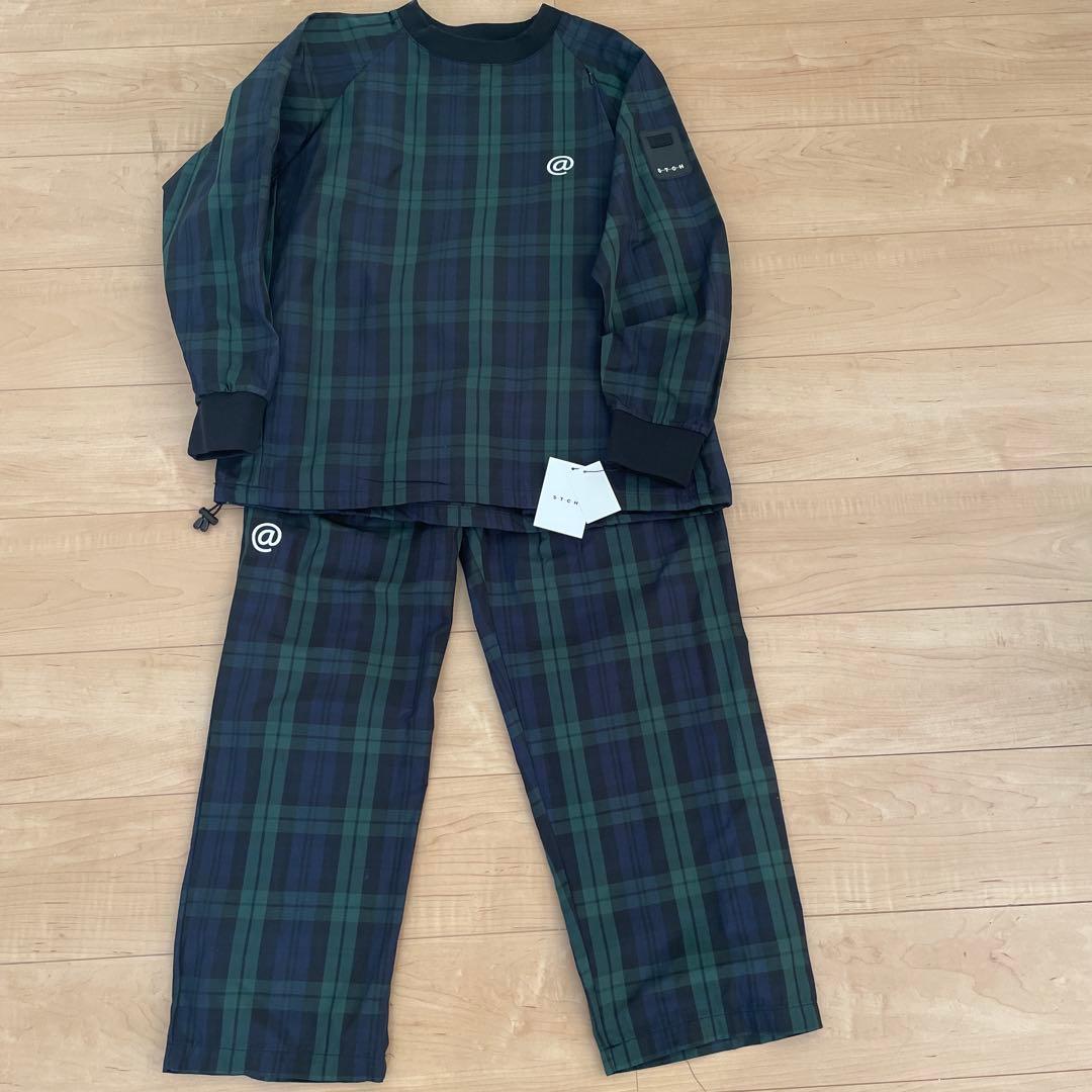 シルバー 【ANTIQUAGOLF×STCH】UNISEX セットアップ